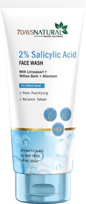 7days natural Salicylic Acid Face Wash(100 ml)