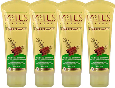LOTUS HERBALS Tea Tree Oil & Cinnamon Face Wash(480 g)