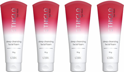 ETHIGLO Skin Lightening  with Kojic Acid, Niacinamide & Vitamin C Face Wash(280 ml)