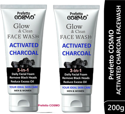 Prefetto COSMO Clear Skin with Charcoal Power Face Wash(200 g)