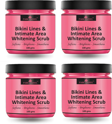 PARK DANIEL Bikini Lines Intimate Area Skin Moisturize Softens Cream Pack of 4 of 100 GM(4 Items in the set)