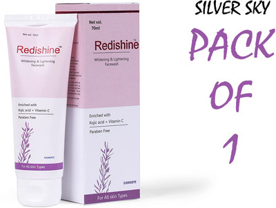 Redishine FACEWASH FOR LIGHTNING & BRIGHTNING SKIN WITH VITAMIN C PACK OF 1 Face Wash(70 ml)