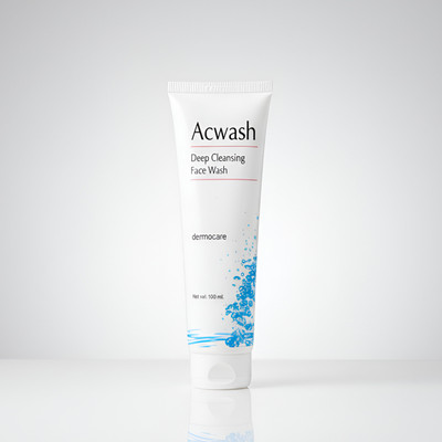 Acwash Deep Cleansing  for Oily & Acne-Prone Skin | Controls Oil, Prevents Pimples, Reduces Acne Marks | 100 ml | Dermatologist Recommended Face Wash(100 ml)