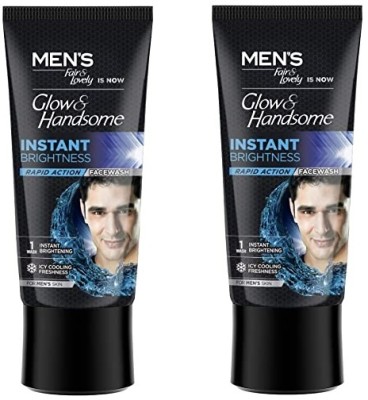 Glow & Lovely Men Instant Fairness Rapid Action men  50x2 Face Wash(100 g)