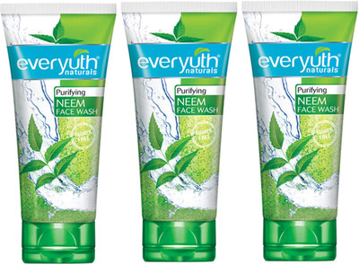 Everyuth Naturals Purifying Neem  (3X50ml) Face Wash(150 ml)
