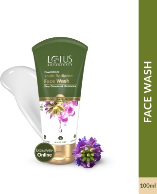 Lotus Botanicals Bio Retinol Youth Radiance Anti-Ageing Face Wash(100 ml)