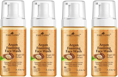 PARK DANIEL Argan Oil Foaming  For Deep Cleansing Combo Pack of 4 150 ML(600 ML) Face Wash(600 ml)