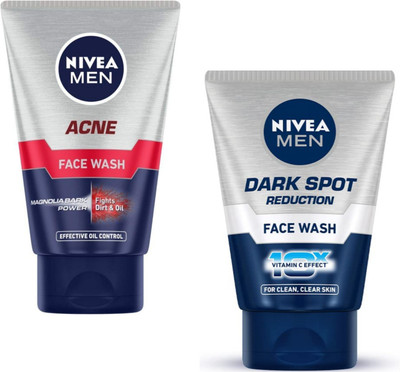 NIVEA Acne & Dark Spot Fw 100ml Set of 2 Face Wash(200 ml)