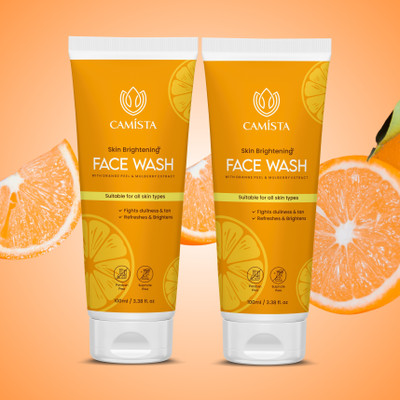 CAMISTA Skin Brightening with Orange Peel, Mulberry Extract & Vitamin C for Tan Removal Face Wash(200 ml)
