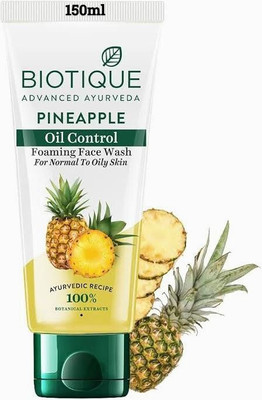 BIOTIQUE Pineapple Oil Control Foaming 150ml Face Wash(150 g)