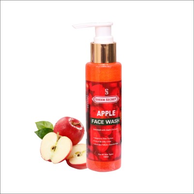 Sheer Secret Apple Face wash 100ml - For Velvety Smooth Skin, For All Skin Types Face Wash(100 ml)