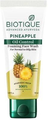 BIOTIQUE Pineapple oil control foaming face wash_150ml Face Wash(150 g)