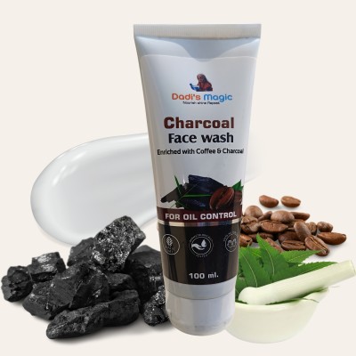 dadis magic Charcoal facewash for Oil Control Acne Control Face Wash(100 g)