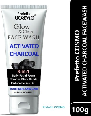 Prefetto COSMO Charcoal for Blemish-Free Skin Face Wash(100 g)