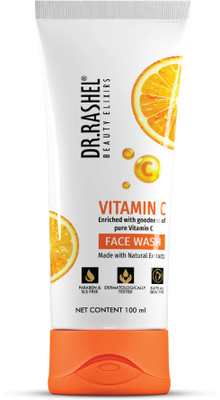 DR.RASHEL Vitamin C with Natural Extracts for Bright & Glowing Skin | All Skin Types Face Wash(100 ml)