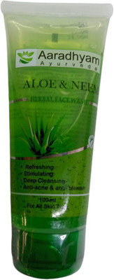 AARADHYAM Aloe Vera  with Aloe Vera & Ashwagandha for a Youthful Glow - 100 ml Face Wash(100 g)