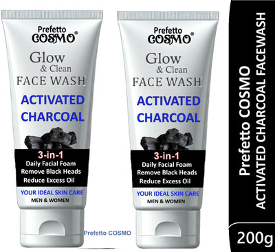 Prefetto COSMO Get the Charcoal Glow Today Face Wash(200 g)