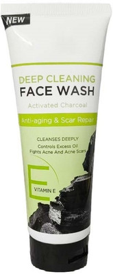 THTC Charcoal Anti pollution clear face wash Face Wash(100 ml)