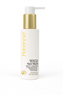Perenne Sulphate Free Glow Booster Facewash with Vitamin C and Niacinamide Face Wash(100 ml)