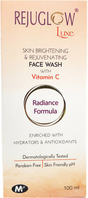 rejuglow Luxe Skin Brightening & Rejuvenating  With Vitamin C Face Wash(100 ml)