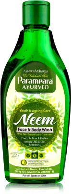 Parampara Ayurved Neem Face & Body Wash for Protect Acne Pimples and Blemishes Face Wash(300 ml)