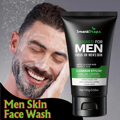 smartdrops Fight Acne & Pimples, Brighten Skin, Clears Dirt, Oil Control, Refreshing Feel - Multi-Action Formula Face Wash(100 g)