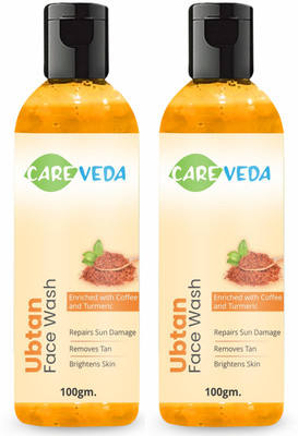 CareVeda Radiant Rituals Ubtan  with Skin-Renewing Botanicals for a Youthful Glow, Set of 2 Face Wash(100 g)