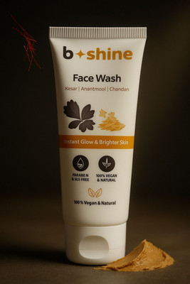 B Shine Naturals Kesar Anantmool Chandan Skin Lightening & Tan Removal For Natural Glow & Spotless Skin-A5 Face Wash(70 g)