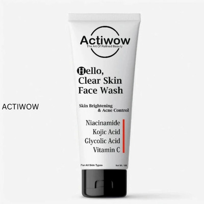 ACTIWOW Hello Deep Clean  for Oil-Free Glow Face Wash(100 g)