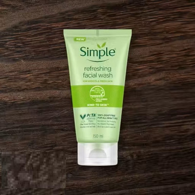 Simple BEST FACEWASH Kind To Skin Refreshing Facial Wash Face Wash(150 ml)