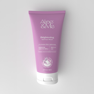 aloe&me Brightening Gel with White Lily Aloe for Glowing Skin Face Wash(100 ml)