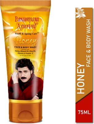 Parampara Ayurved Honey  Gel Skin Moisturizing Face & Body Wash For All Skin Types Face Wash(75 ml)