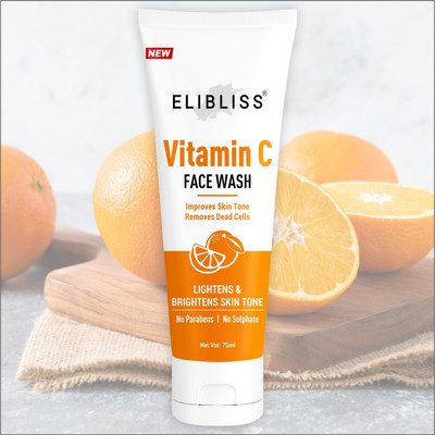 ELIBLISS Vitamin C for Oil Control, Skin Brightening & Cleansing Face Wash(75 ml)