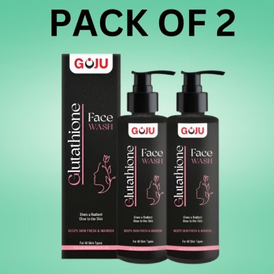 GOJU Pack of 2-Glutathione  for Pore Cleansing Face Wash(250 ml)