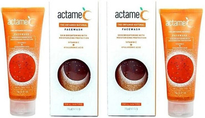 actame C Face wash Pack of 2. Face Wash(70 g)
