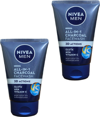 Nivea Men For Men All In One Charcoal Face Wash(200)