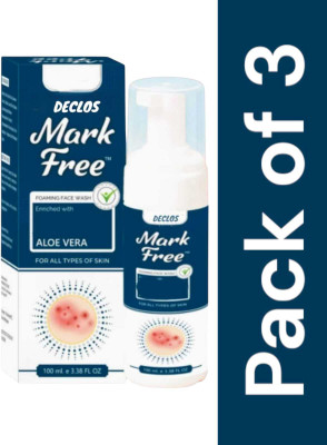 DECLOS MARK FREE FOAMING FACE WASH ENRICHED WITH ALOEVERA and natural herbs Face Wash(300 g)