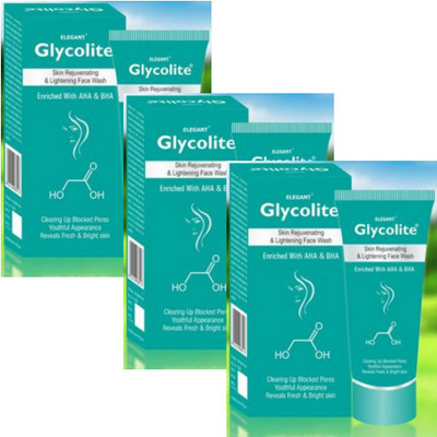 Glycolite Skin Foaming FaceWash 60ml Pack of 3 Face Wash(180 ml)