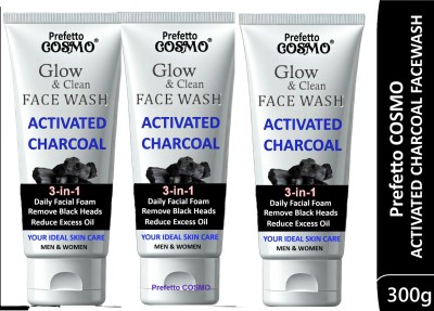 Prefetto COSMO Charcoal Acne Treatment Pack Face Wash(300 g)