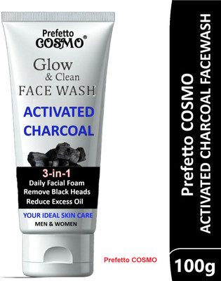 Prefetto COSMO Deep Action Charcoal Cleanse Face Wash(100 g)