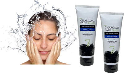 tanvi27 New Charcoal with Activated Charcoal for Oil Control  Face Wash(200 ml)