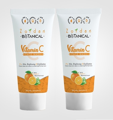 ZORDAN Vitamin C for Skin Brightening & Exfoliation  100 ml + 100 ml Face Wash(200 ml)