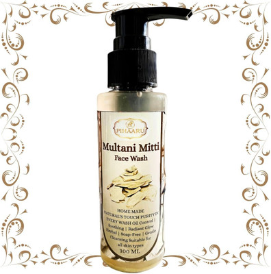 Pihaaru Glow Multani Mitti  – Gentle Daily Cleanser (100ml); Face Wash(100 ml)
