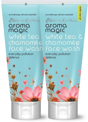 Aroma Magic Pack of 2 White Tea & Chamomile (100 ml) Face Wash(100 ml)