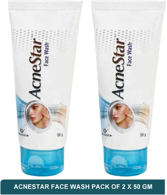acnestar face wash - best face wash to remove acne(pack of 2)50g Face Wash(100 g)