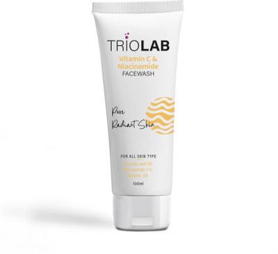 triolab Vitamin C & Niacinemide  for Men and Women | Hydrating Vitamin C Facewash Face Wash(100 g)