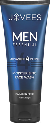 JOVEES Men Essential Advanced 4 in One Moisturising Face Wash(100 g)