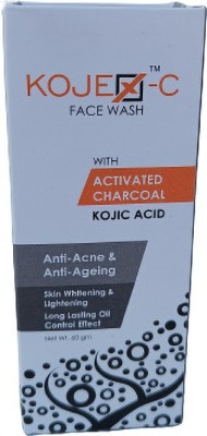 shivay enterprise KOJEX C FACE WASH (WITH ACTIVATED CHARCOAL & KOJIC ACID) 60g  (60 g)(PAck of 2) Face Wash(60 g)