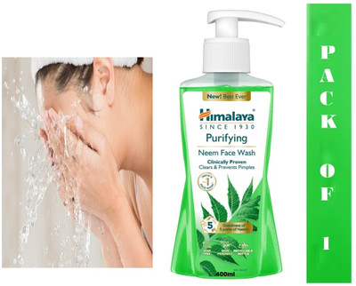 HIMALAYA Herbals Neem Purifying Anti Acne & Pimple  400ml Face Wash(400 ml)