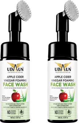 Udaun Apple Foaming  With Built In Applicator for Cleansing Skin, Oily Skin Face Wash(300 ml)